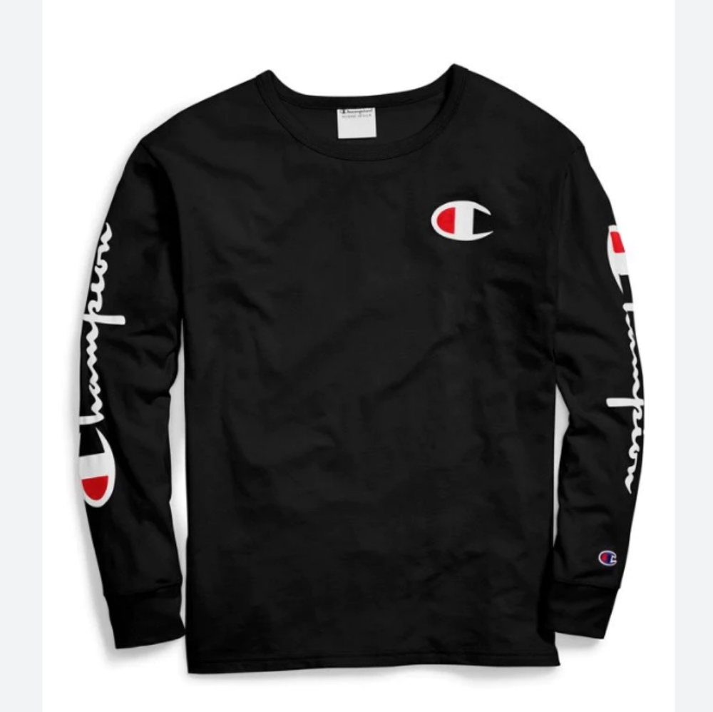 Men's champion long sleeve shirt